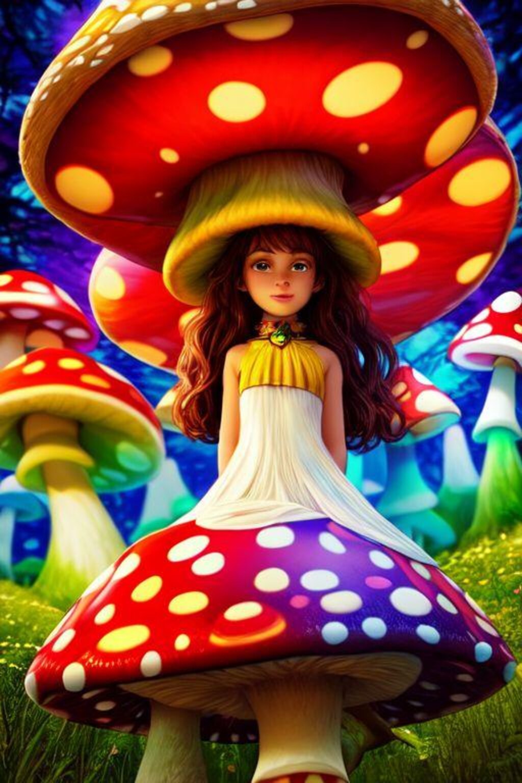 きのこ少女 mushroom girls