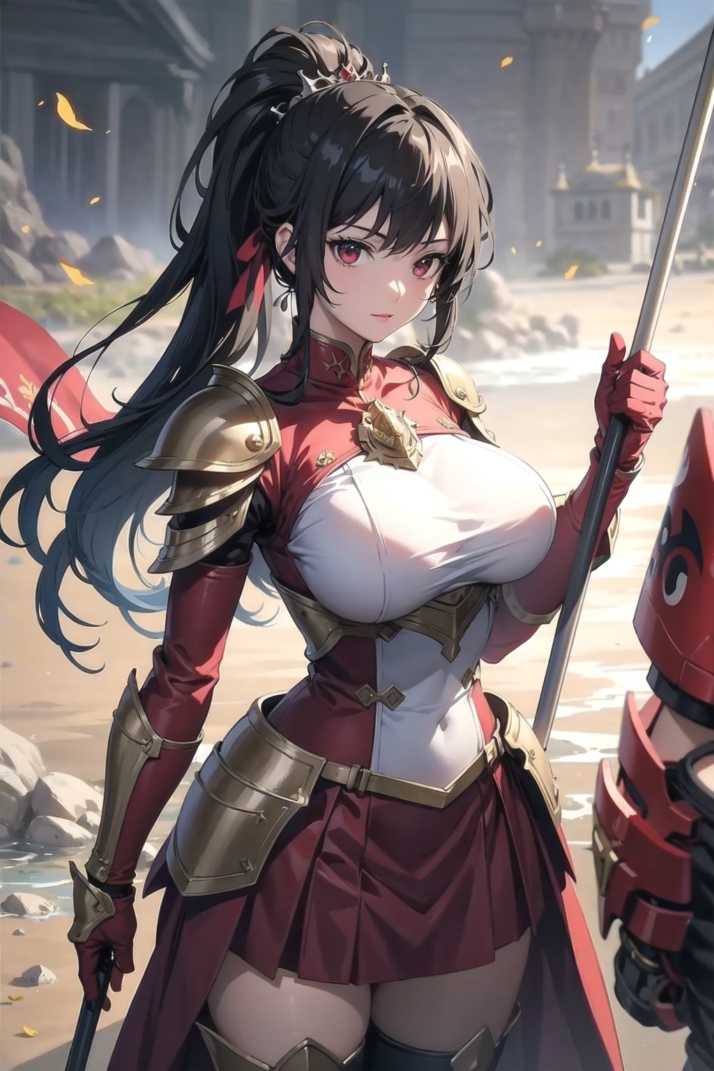 軍を率いる姫君