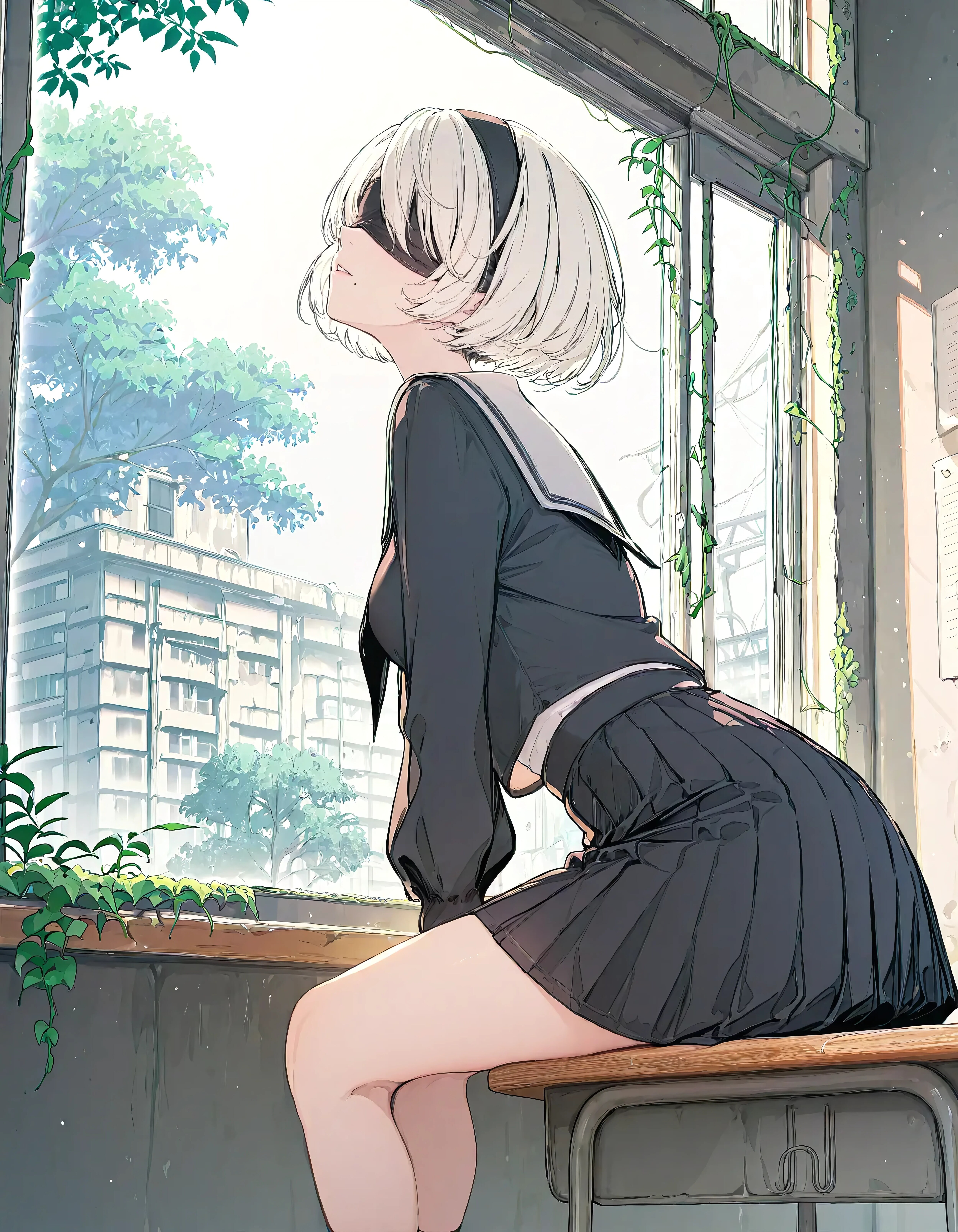 School Uniform Automata | の人気AIイラスト・グラビア