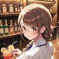 りえさん、バーでお酒を嗜む 4枚目