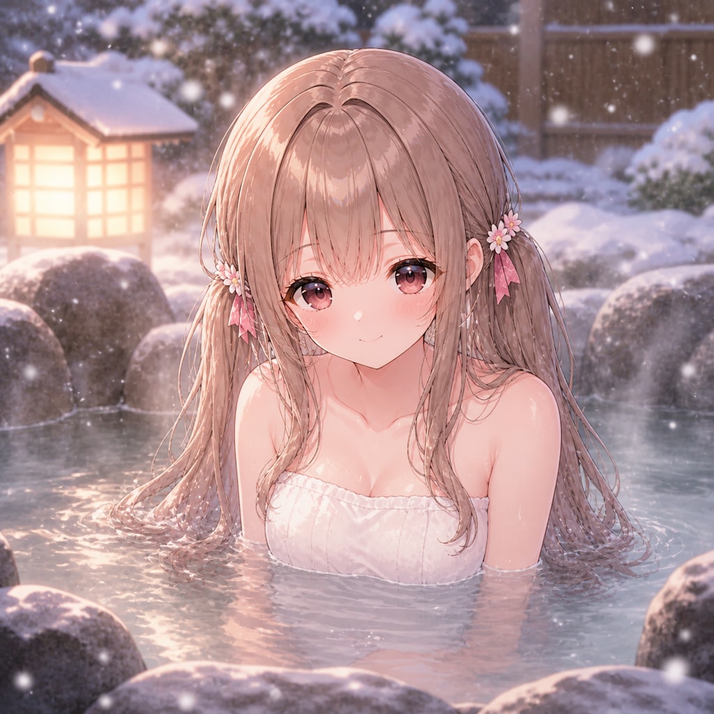 冬の温泉の思い出