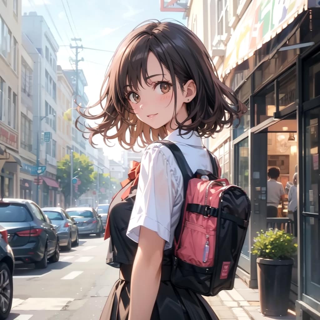 初登校 | の人気AIイラスト・グラビア