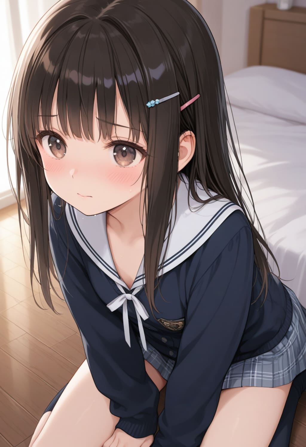 黒髪の美少女(201)