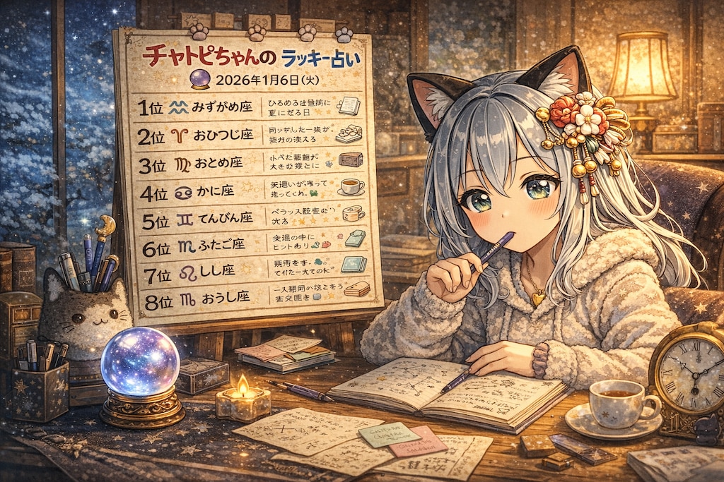 チャトピちゃん占い（01/06）