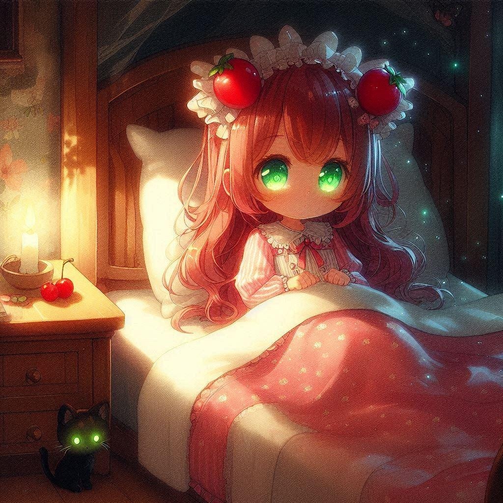 トマトちゃんとくろねこちゃん