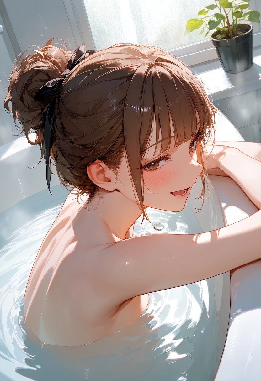 朝風呂最高！(R-15)