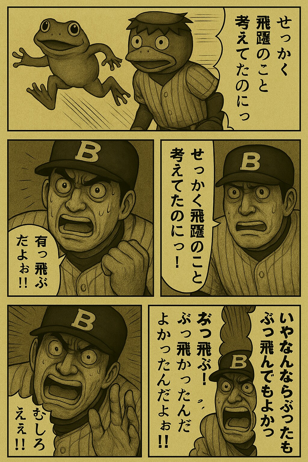 野球選手をくにへかえそうとした