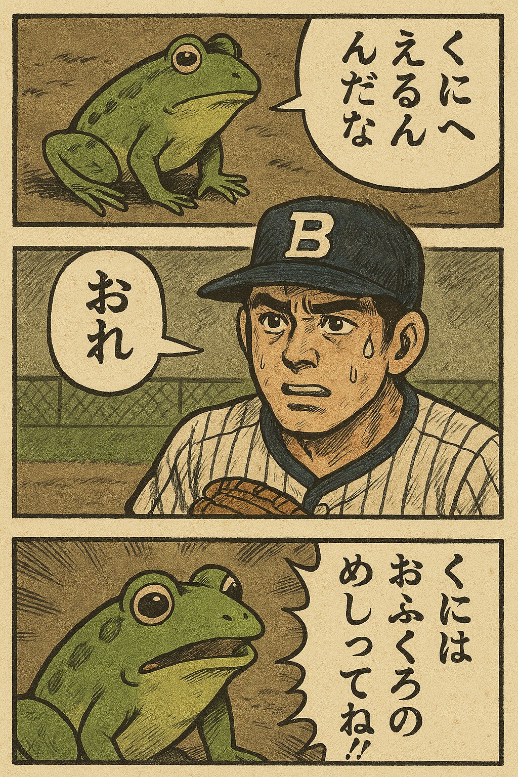 野球選手をくにへかえそうとした | の人気AIイラスト・グラビア