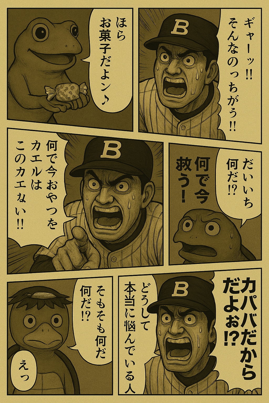野球選手をくにへかえそうとした