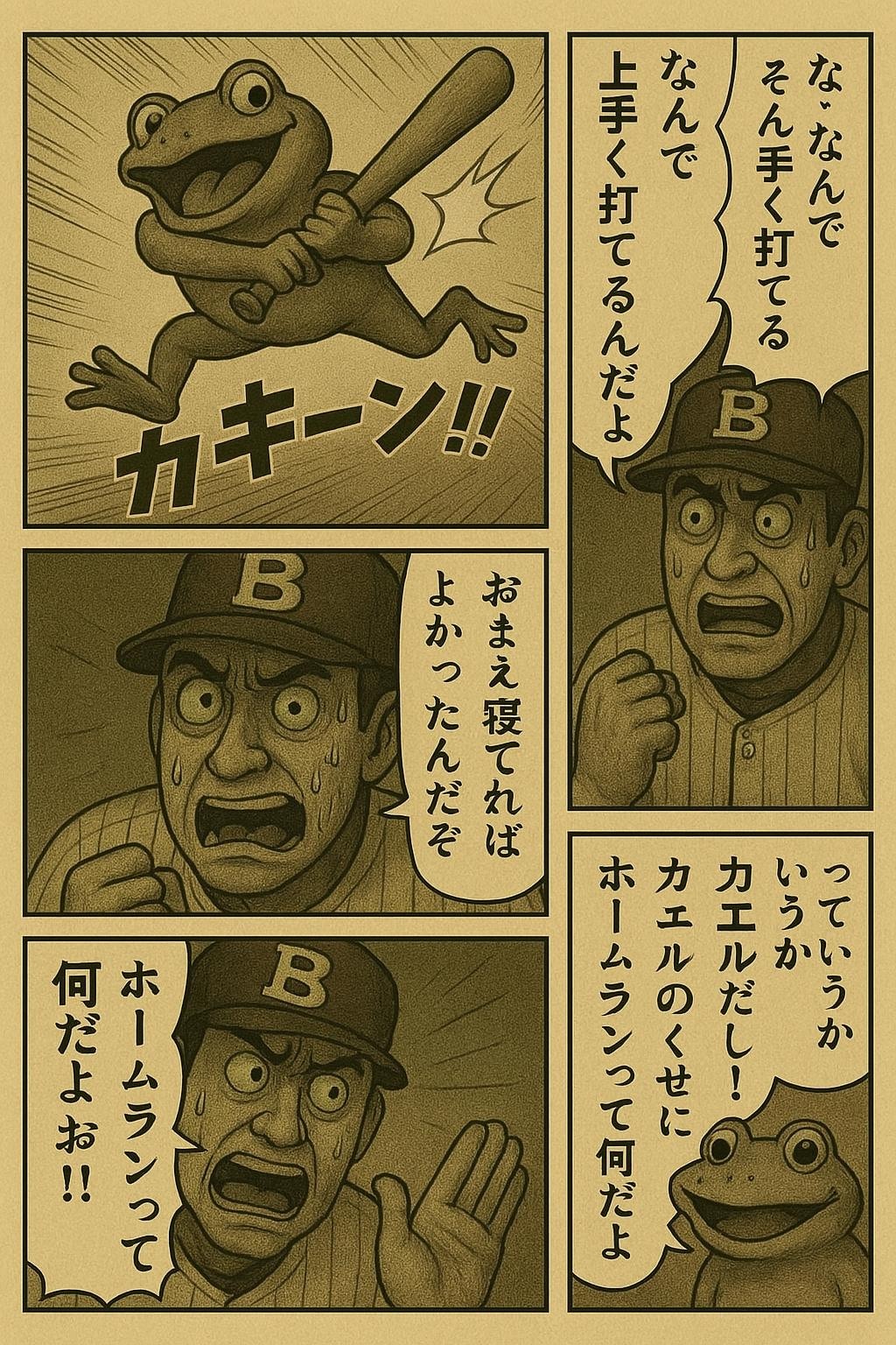 野球選手をくにへかえそうとした