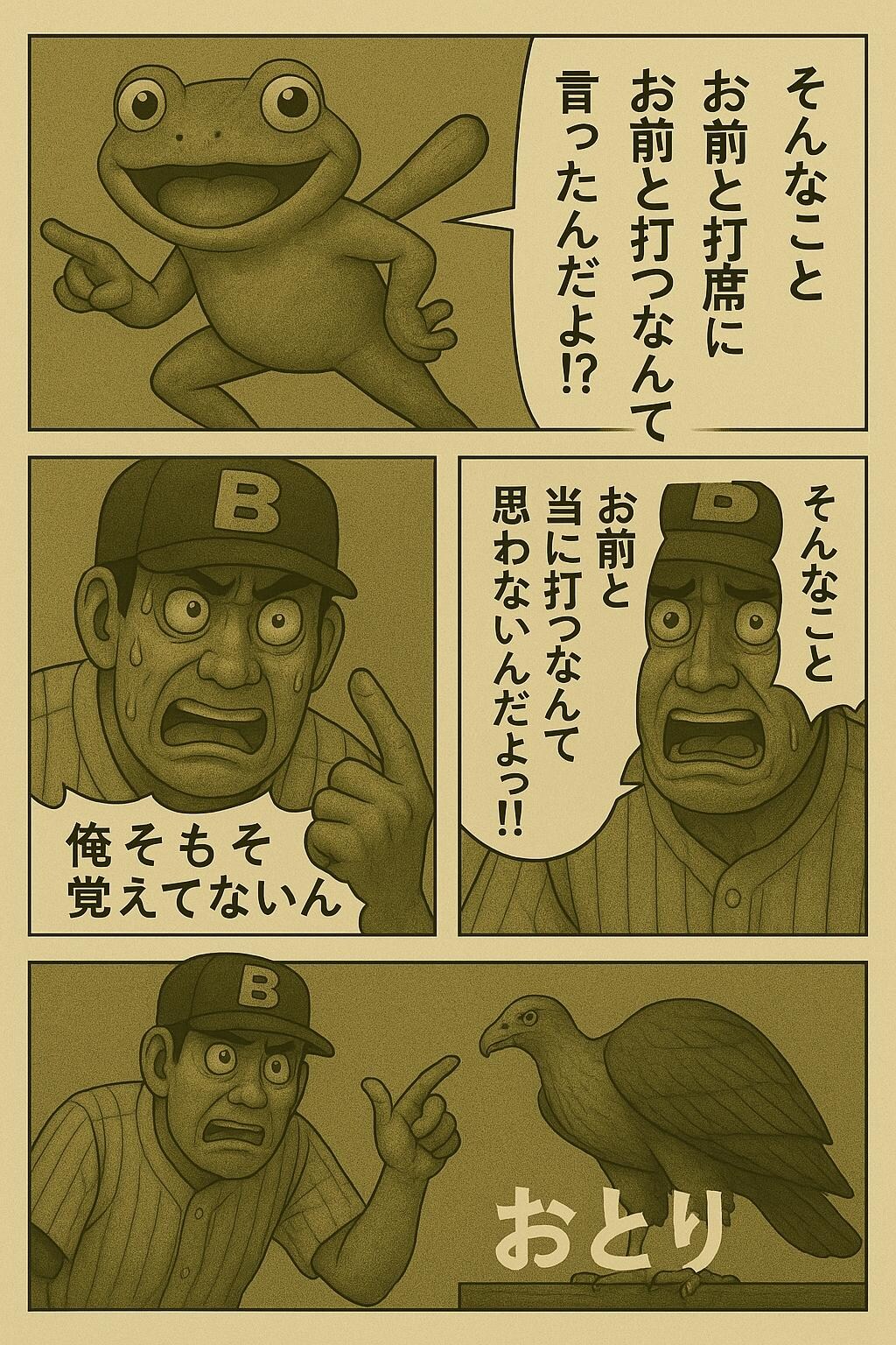 野球選手をくにへかえそうとした