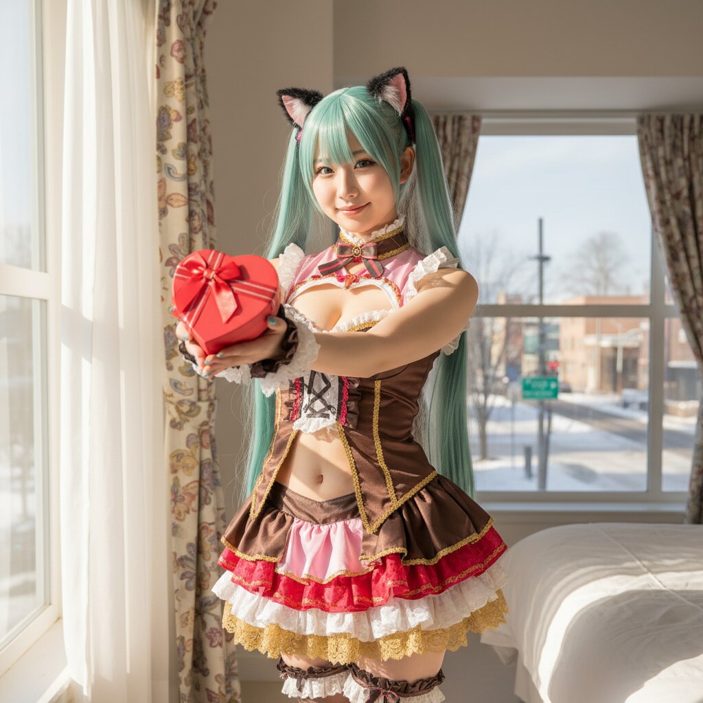 みどツイにゃん。バレンタインチョコ