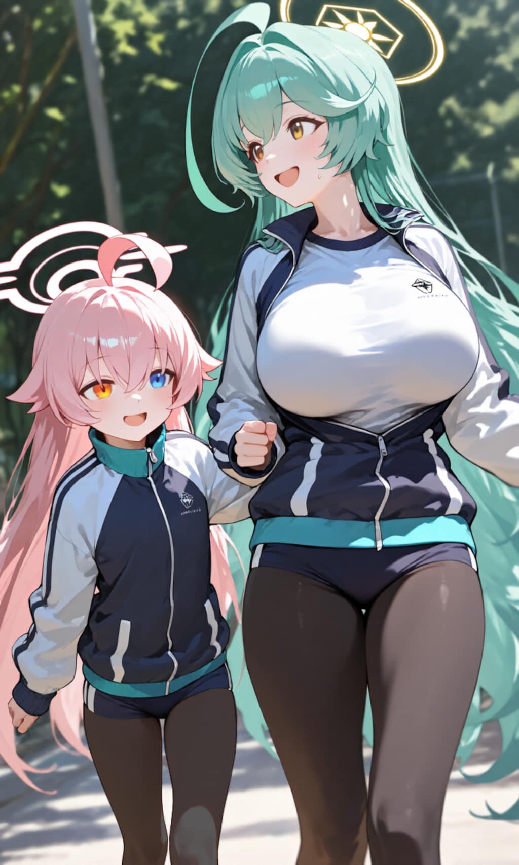 ホシノとユメ　タイツとジャージ1