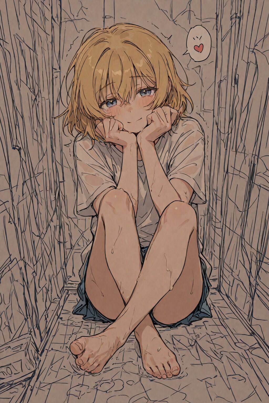 濡れた瞳は隠せない 月が照らすから