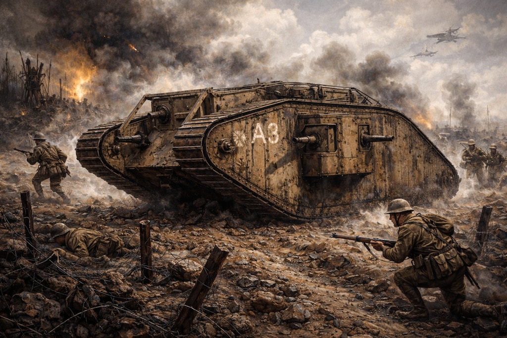 タンク！(マークI戦車 雌型)