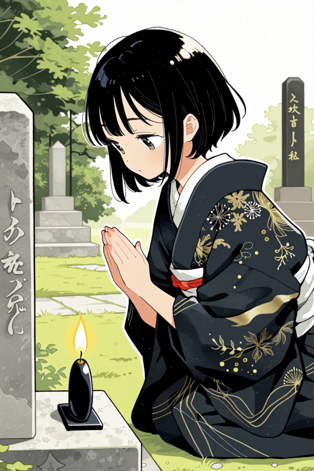 お墓参り