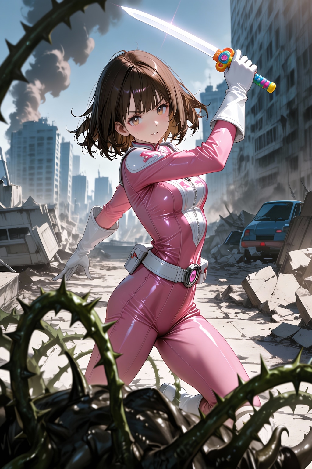 銃がだめなら剣でっ