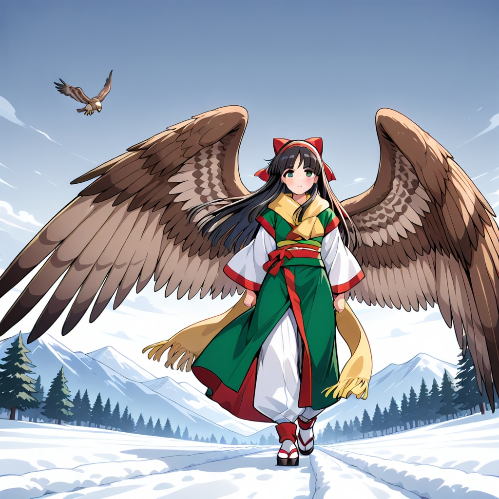 憑依合体、鷹ナコルル。