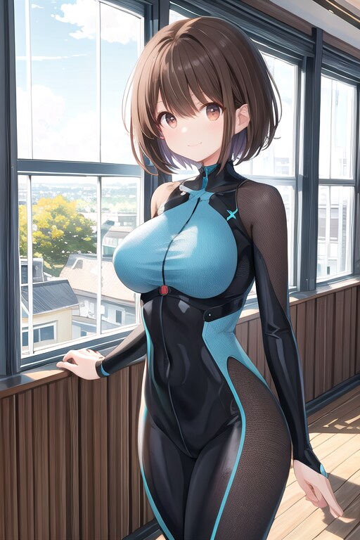 ボディスーツ女子 | の人気AIイラスト・グラビア