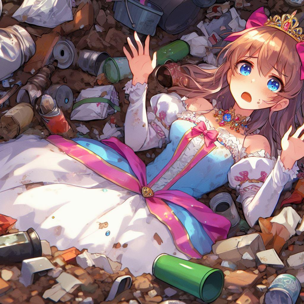 ゴミ捨て場にぶち込まれた姫3