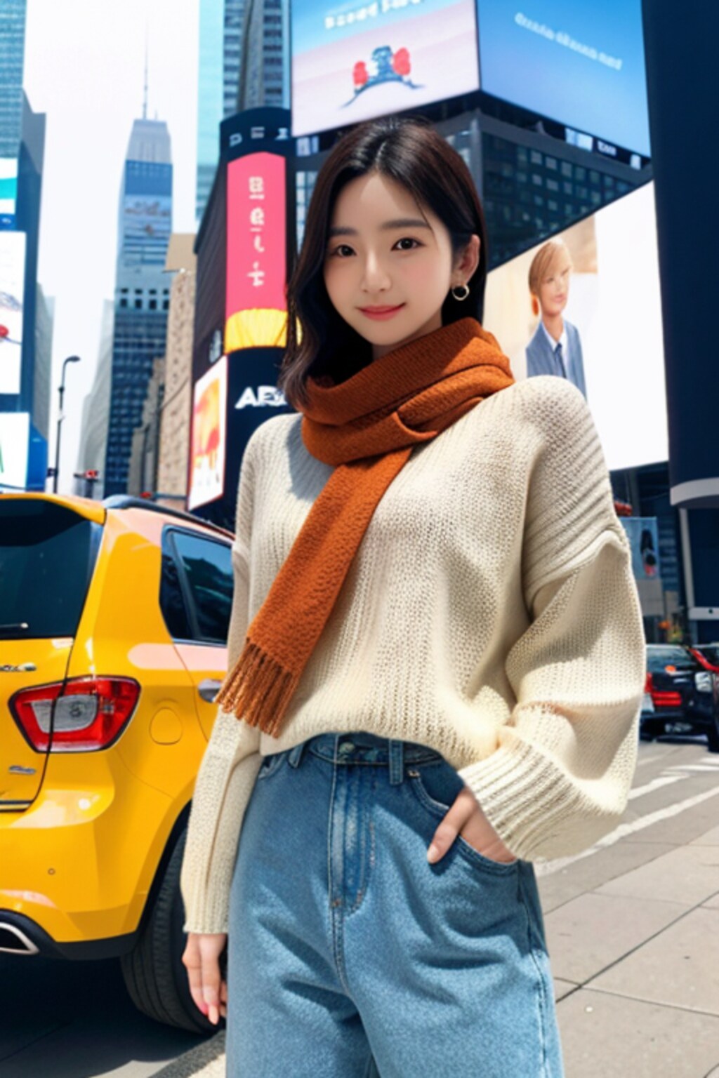 あなたのマフラー暖かい💕