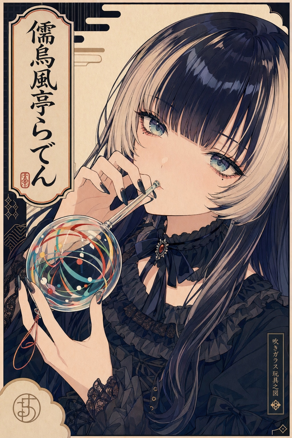 ビードロを吹くらでん