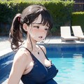 水着妊娠少女５ 2枚目