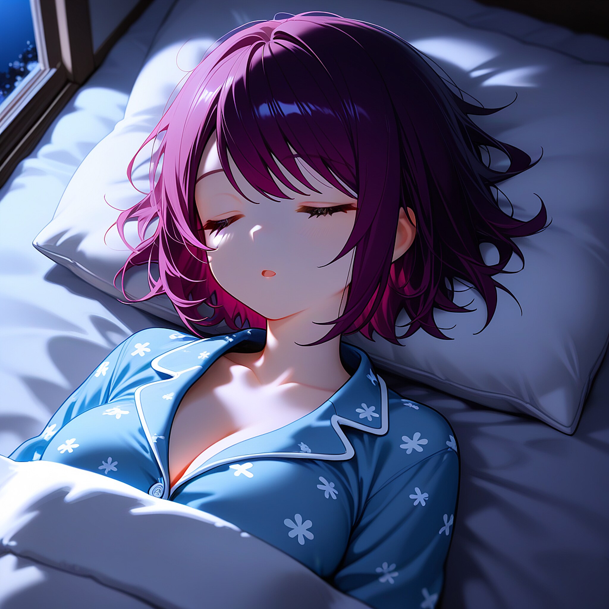 おやすみなさい（挨拶メイドの芽衣ちゃん） | の人気AIイラスト・グラビア