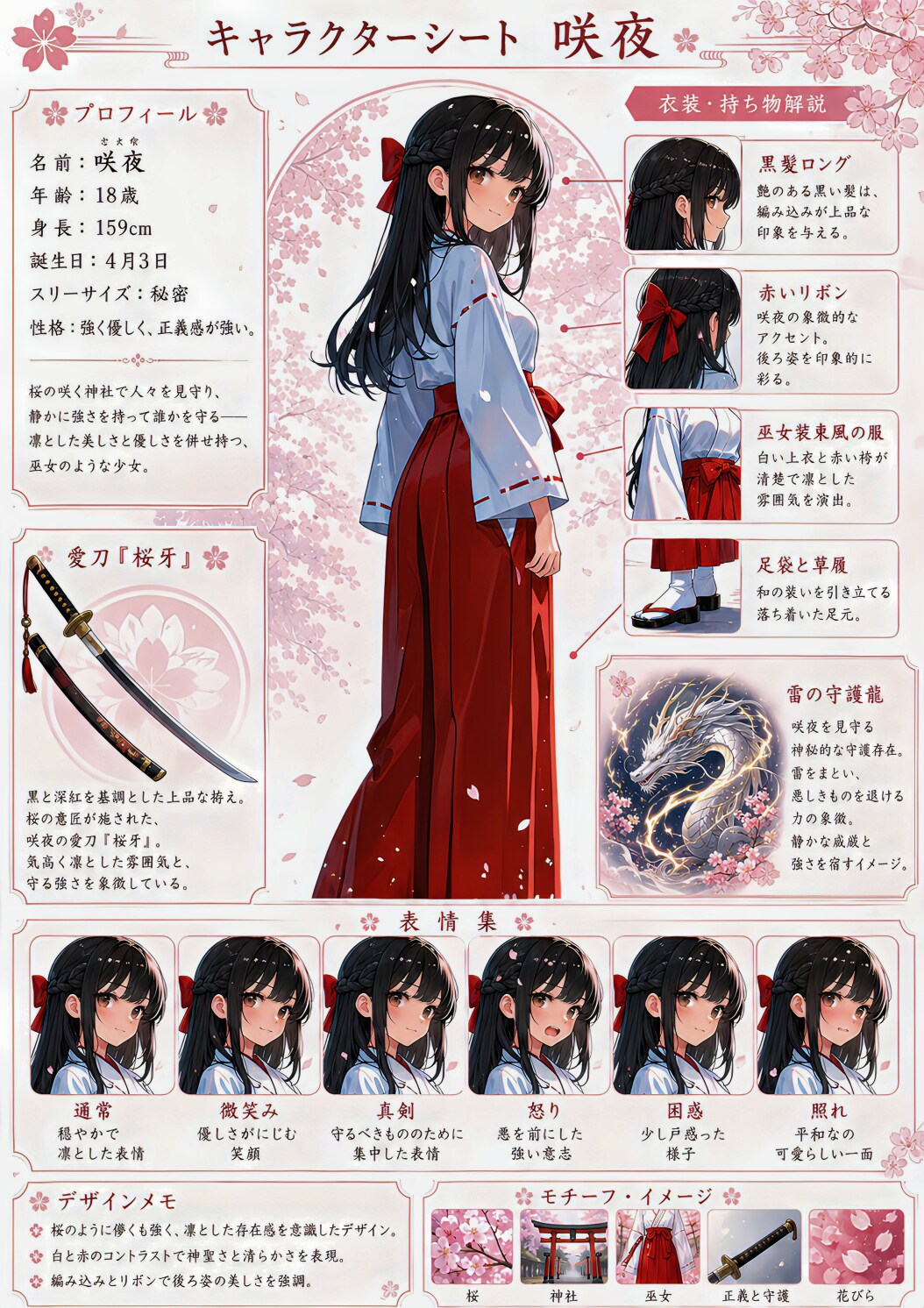 花綴りの少女たち ―キャラクターシート