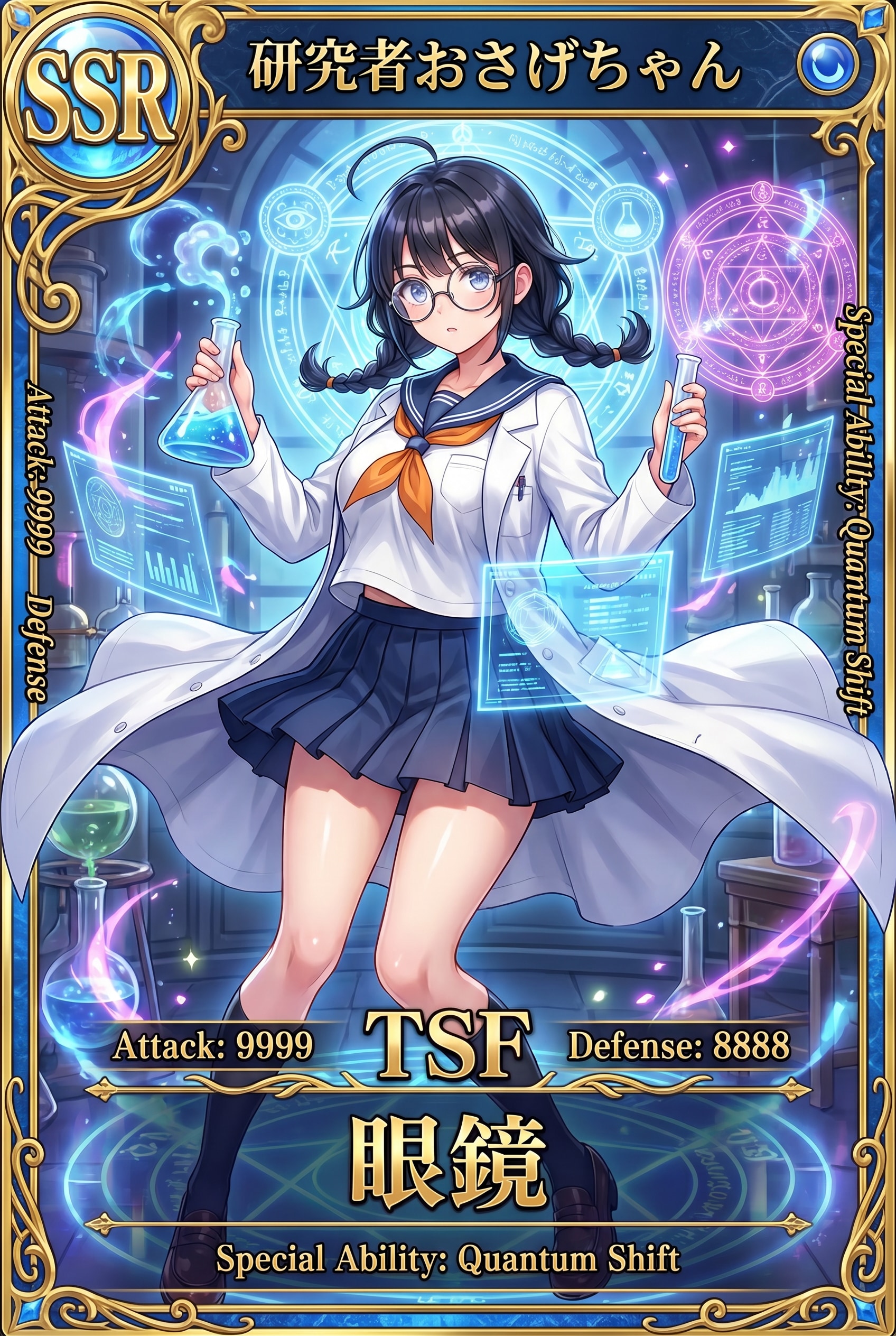 ソシャゲおさげちゃん | の人気AIイラスト・グラビア