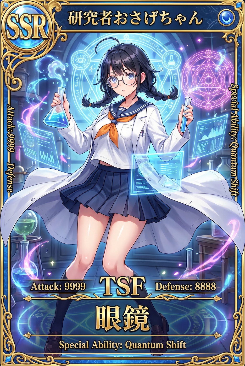 ソシャゲおさげちゃん