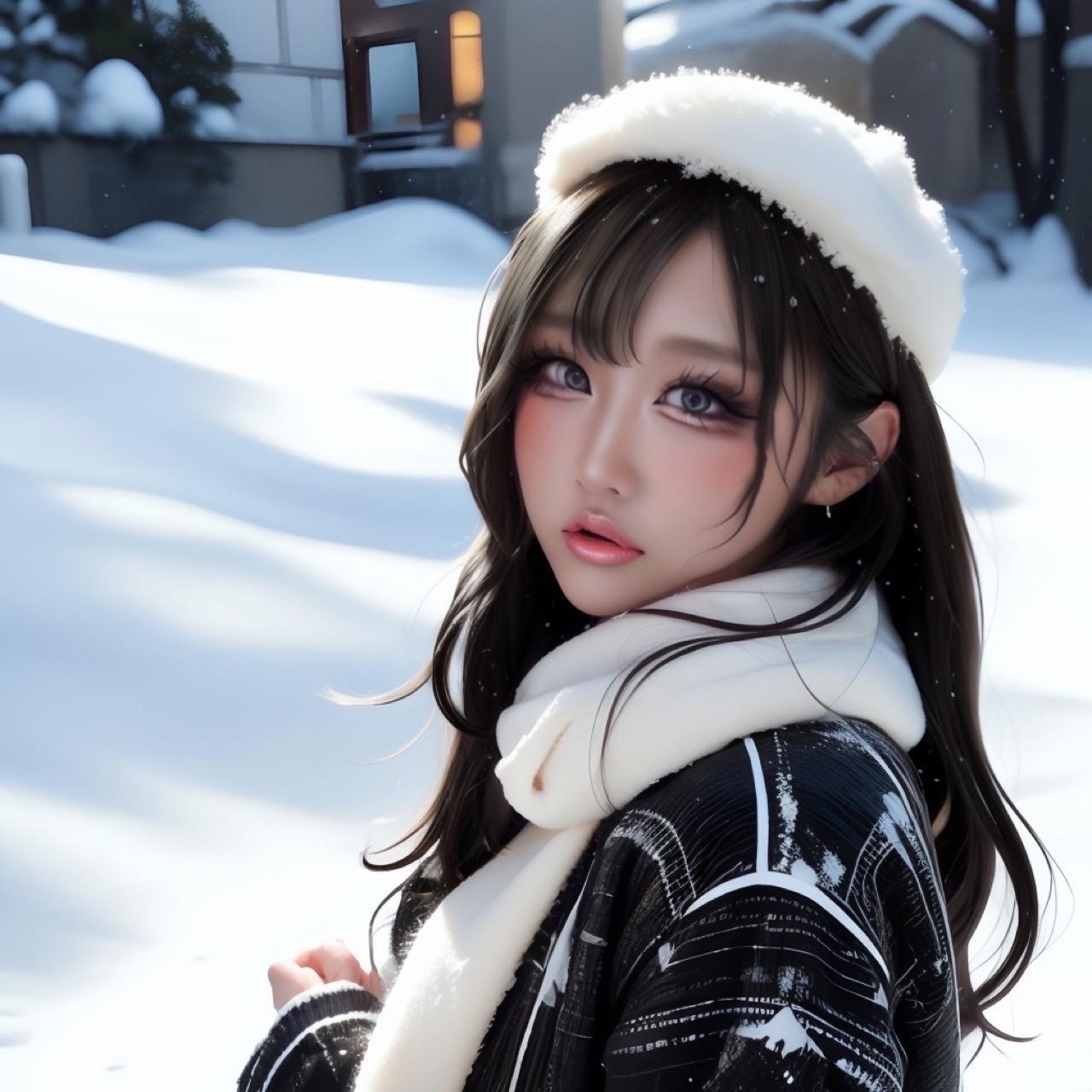 雪とギャル