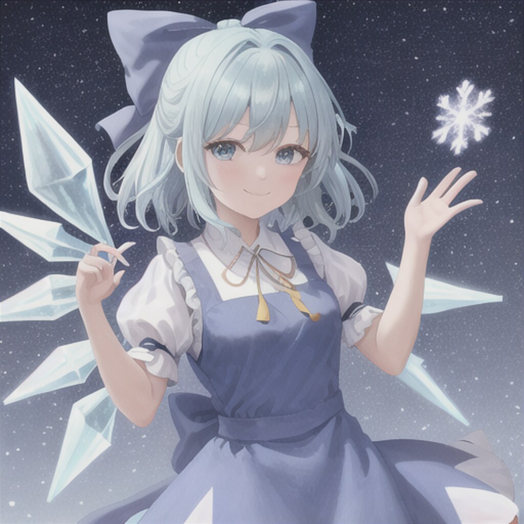 ChatGPTが考える「笑うチルノ」