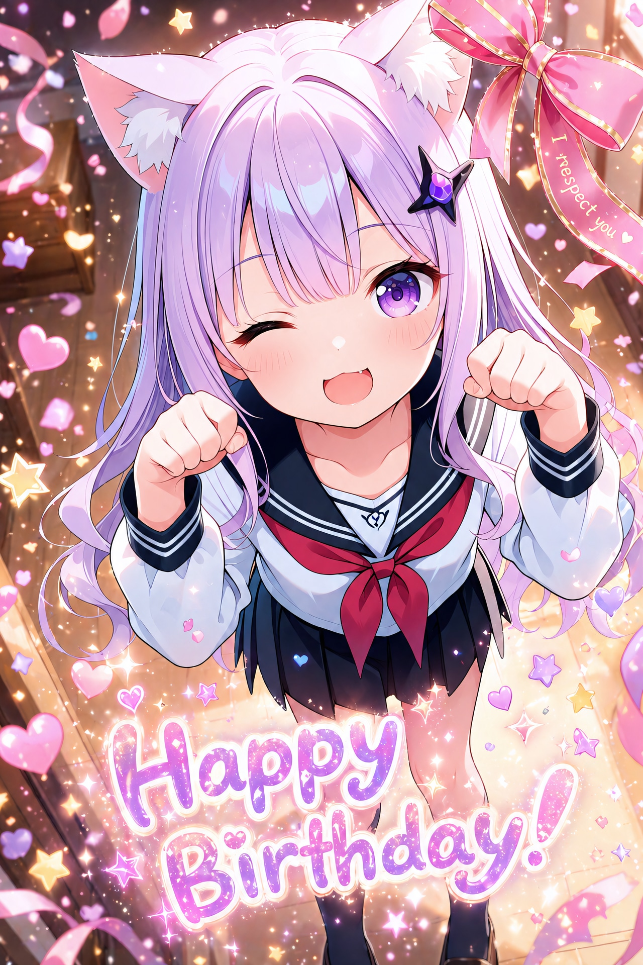 [FA]紫月志乃ちゃん、お誕生日おめでとう🎉 | の人気AIイラスト・グラビア