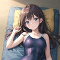 スクール水着の女の子 3枚目