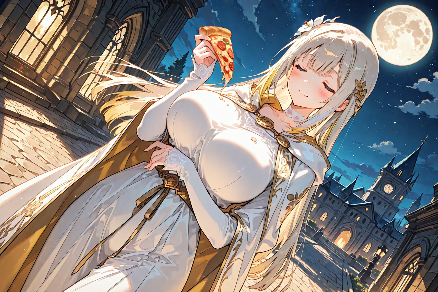 今日は十五夜ですわ | の人気AIイラスト・グラビア