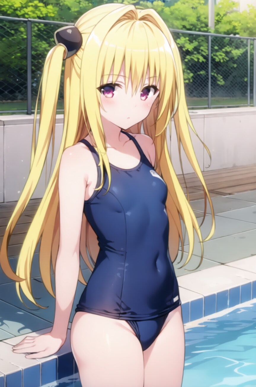 スク水金色の闇
