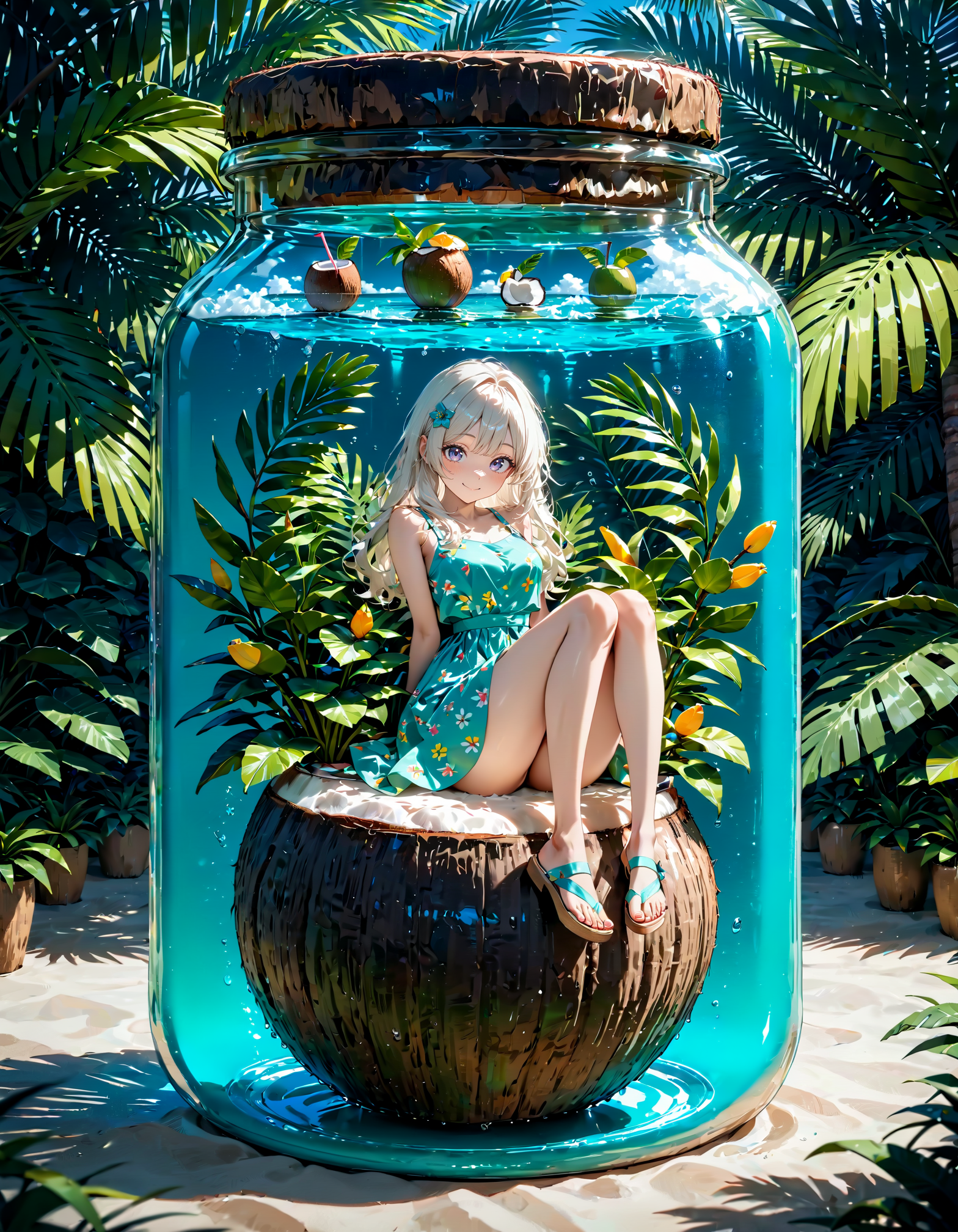 今日は何の日？　ココナッツの日 | の人気AIイラスト・グラビア