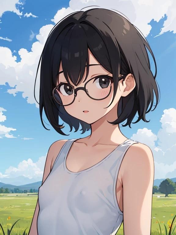 ボブカット眼鏡J〇ちゃんのチクポチ