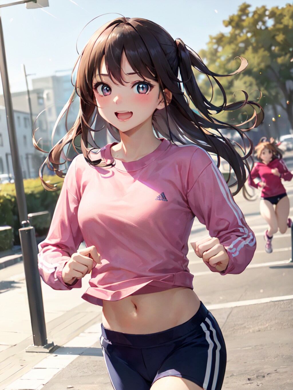 朝はランニング！