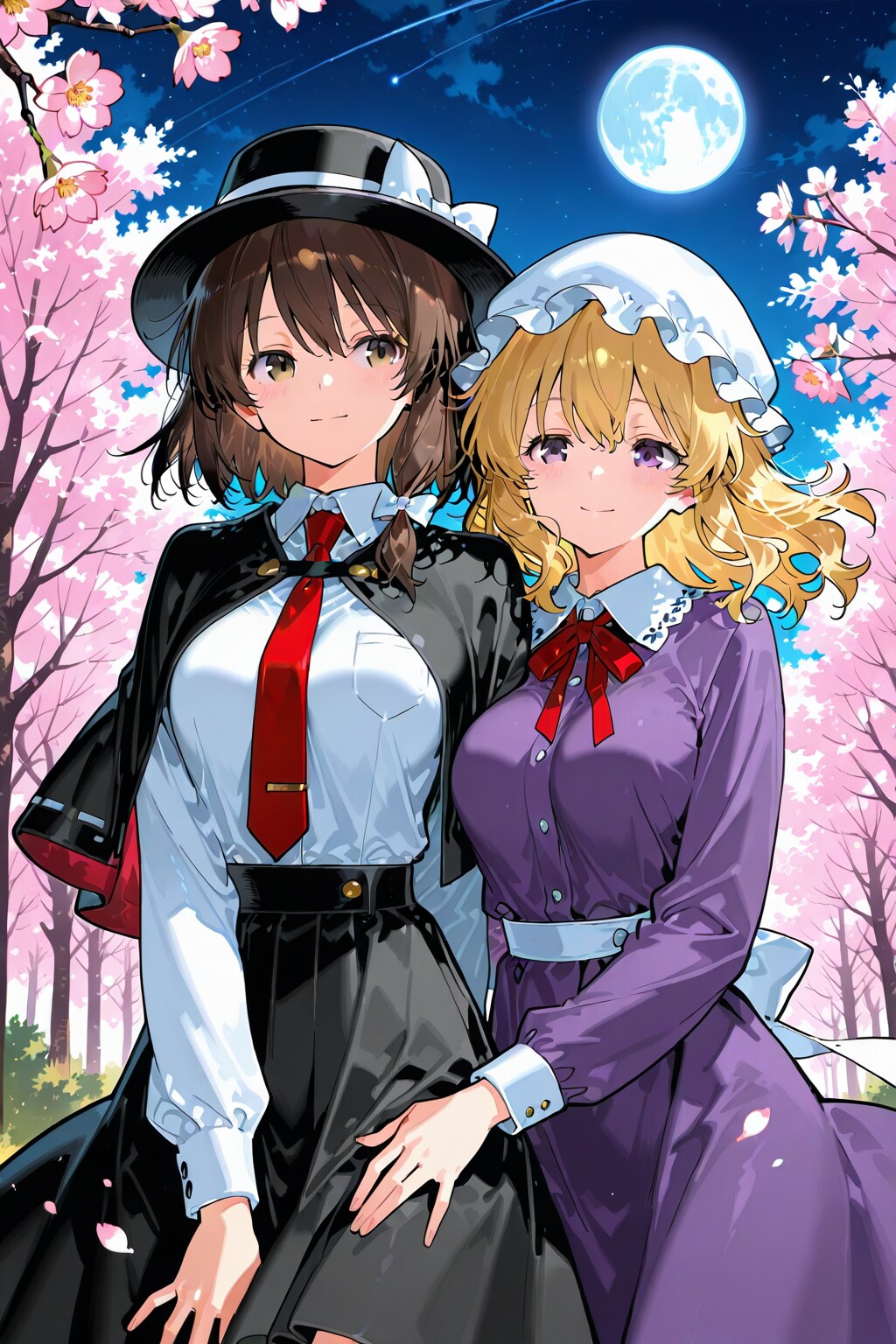 夜桜散策 | の人気AIイラスト・グラビア