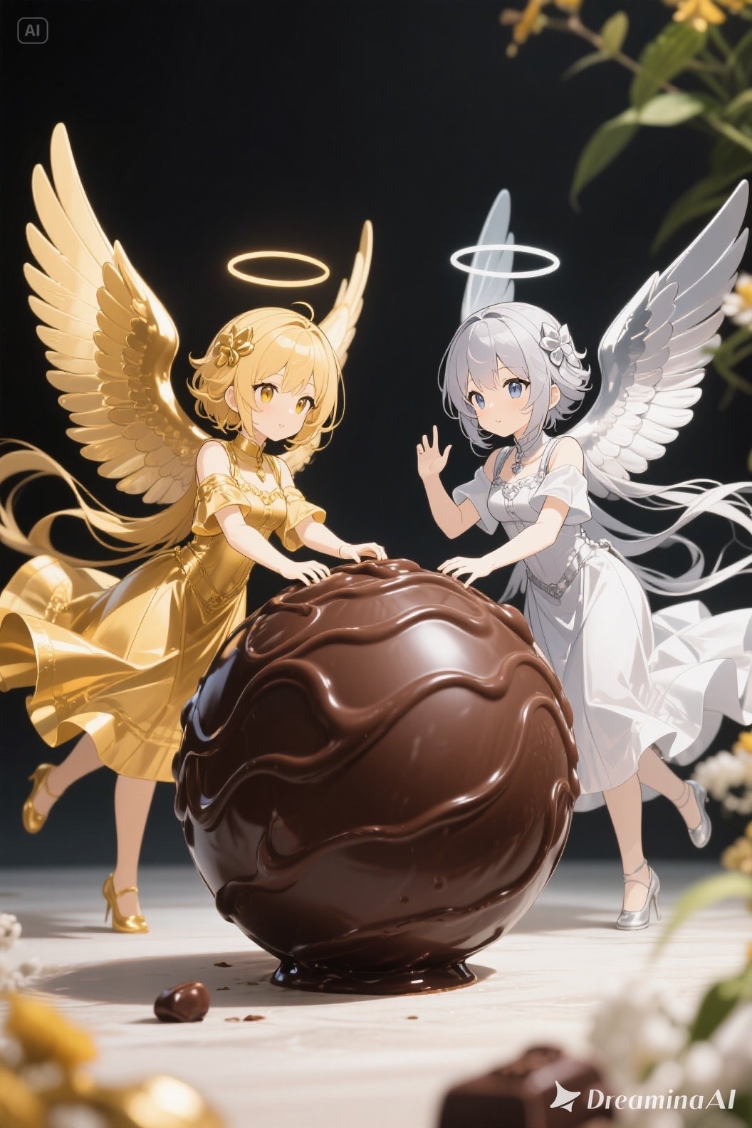 金と銀のエンゼル437 | の人気AIイラスト・グラビア