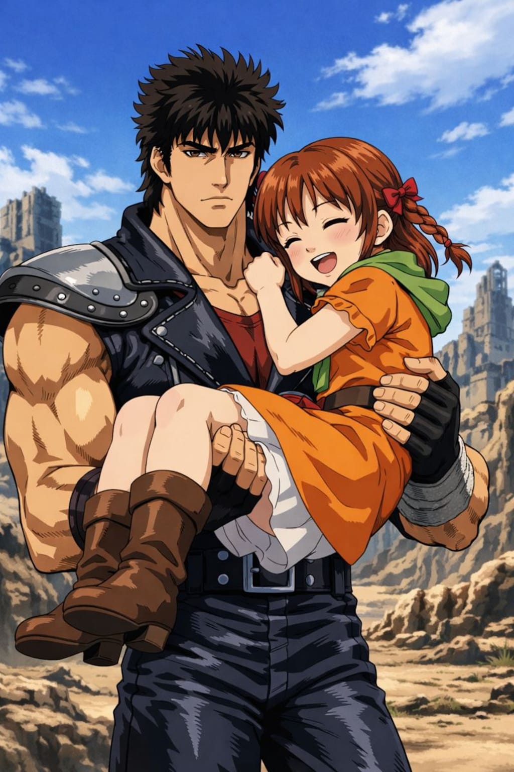 リンとケンシロウ(無表情)