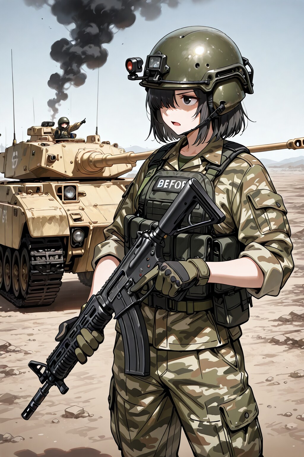battlefield mekakure25 | の人気AIイラスト・グラビア