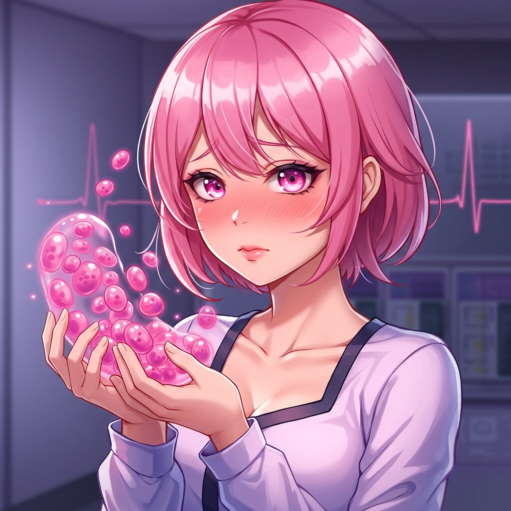 生体細胞洞窟_心電図ちゃん_ImageFX