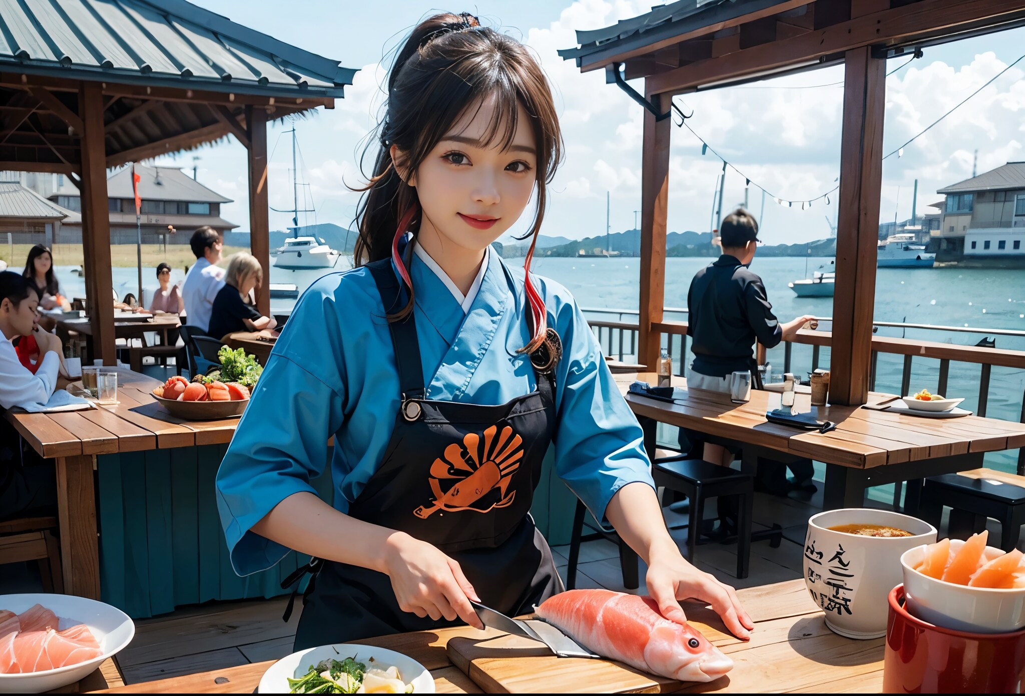 漁港にいたかわいい子
