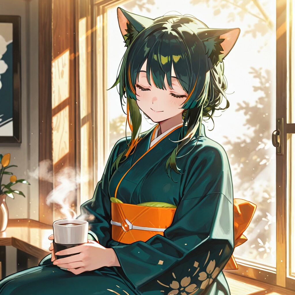 コーヒーの香り（２）翠鈴　ECHIDNA | の人気AIイラスト・グラビア