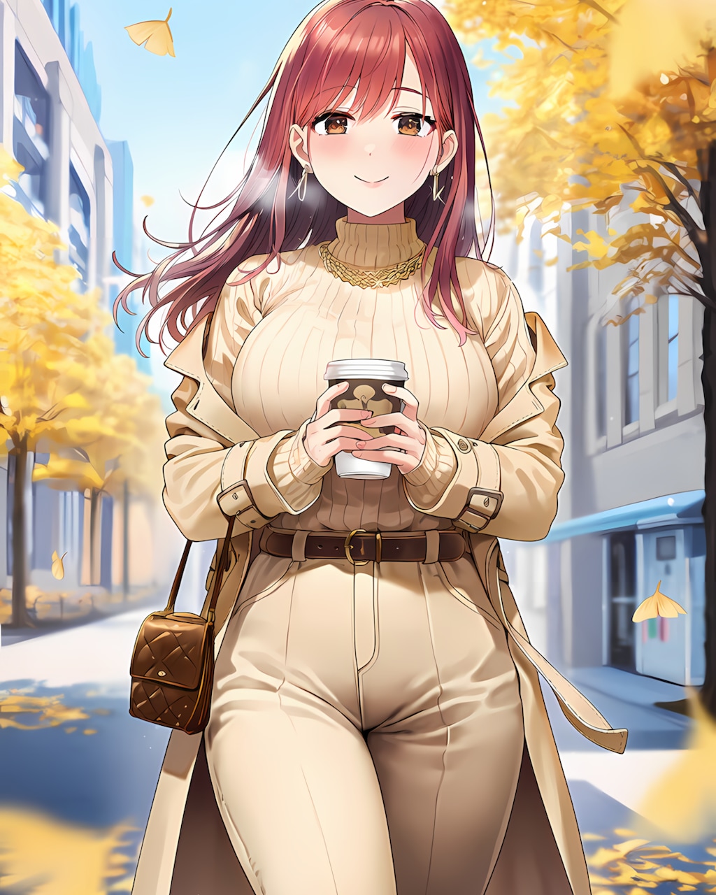 ☕12月1日の初冬通勤コーデ❄️✨