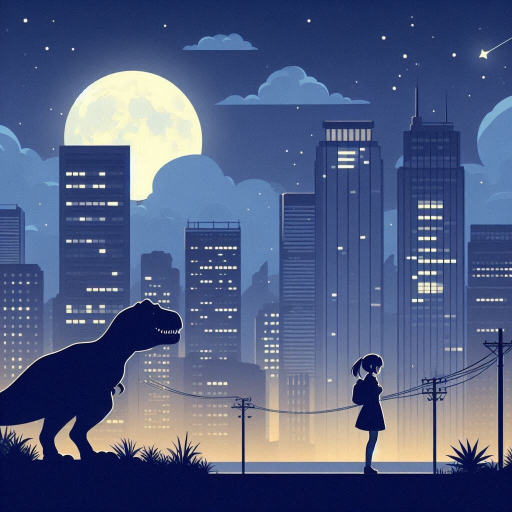 いまもむかしも (月と少女20)