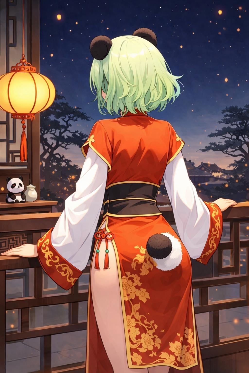 パンダ耳……？ パンダの尻尾…？